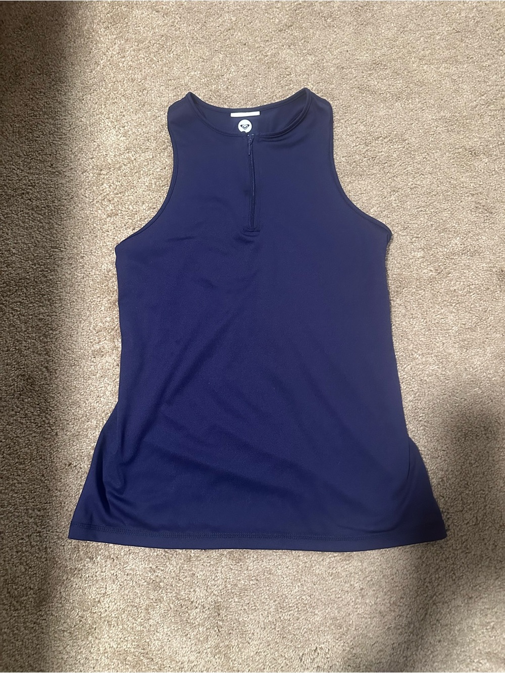 ROXY swim racerback tank top blue small